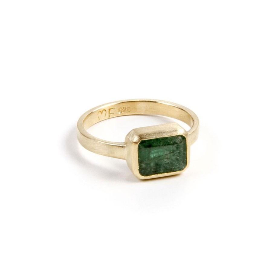 Jewellery Fairley | Fairley Emerald Deco Ring