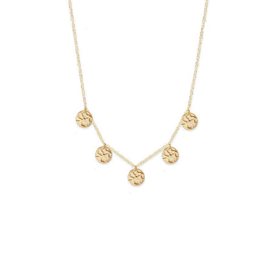 Jewellery Bianc | Bianc Scattered Jingle Necklace Gold