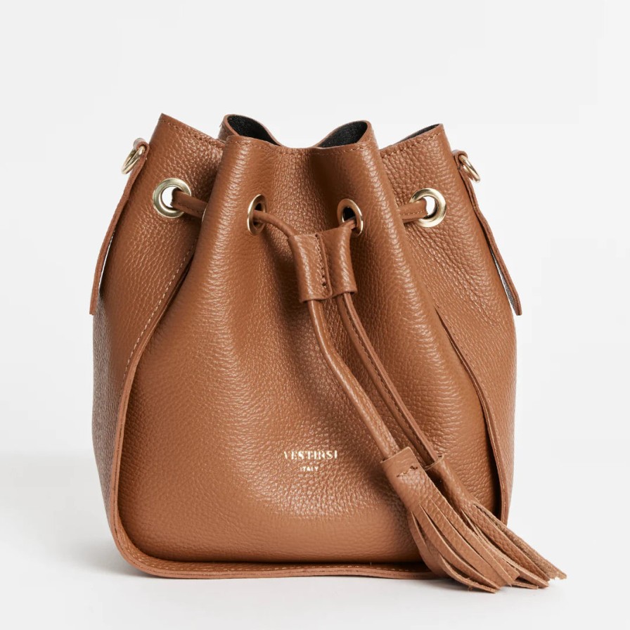 Accessories Vestirsi | Vestirsi Bridgetta Bucket Bag Tan - Sold Out