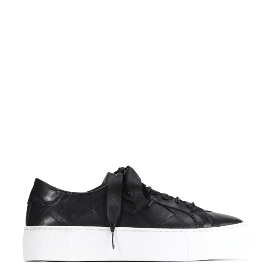 Shoes EOS | Eos Woven Black Leather