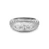 Jewellery Luv AJ | Luv Aj Florette Ridged Signet Ring - Silver