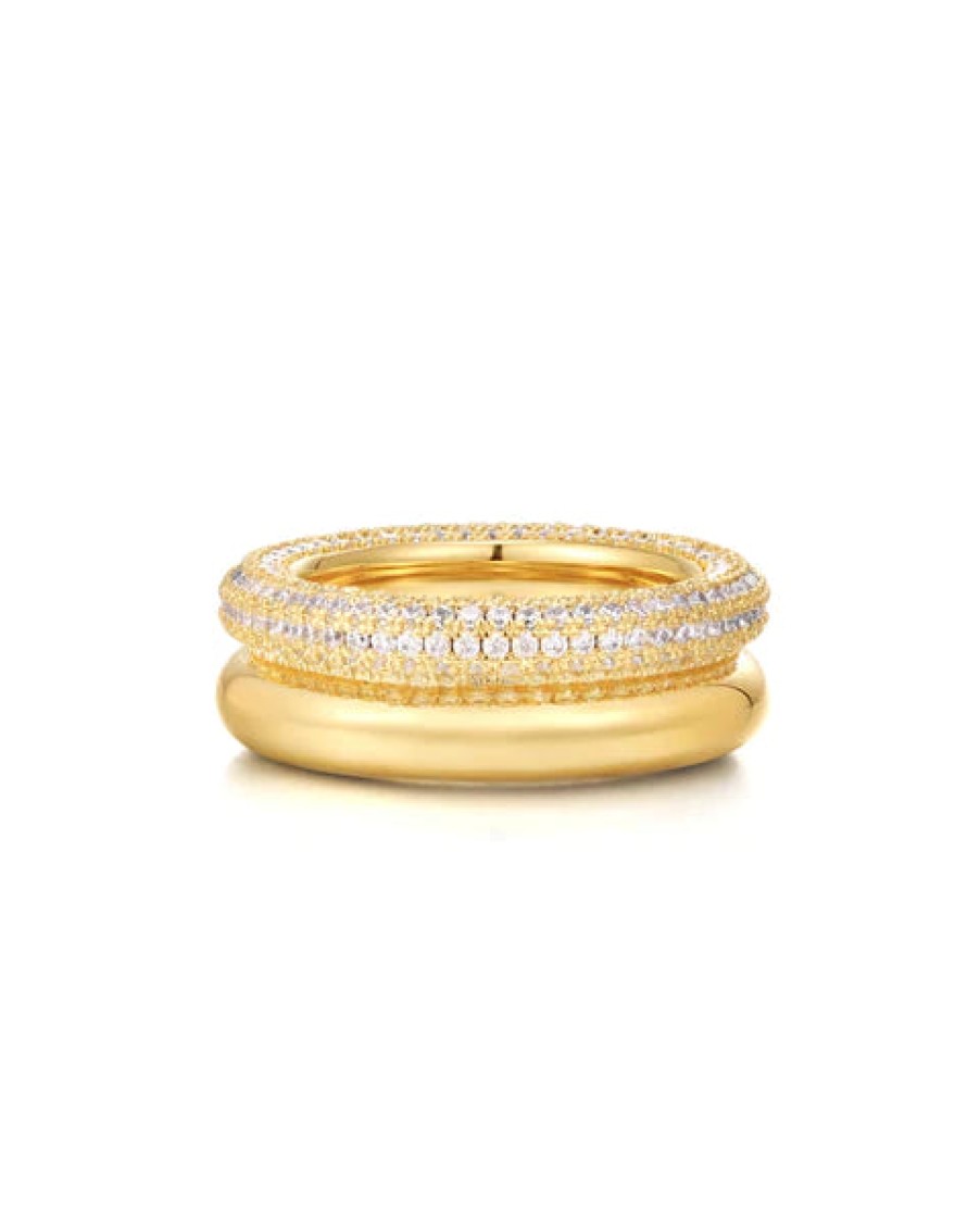 Jewellery Luv AJ | Luv Aj - Double Amalfi Ring Gold