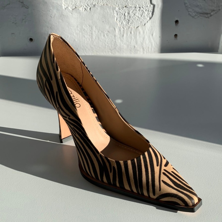 Shoes Brazilio | Brazilio 5200001 Camel Zebra