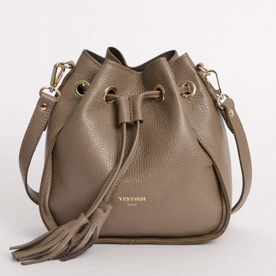 Accessories Vestirsi | Vestirsi Bridgetta Bucket Bag Taupe