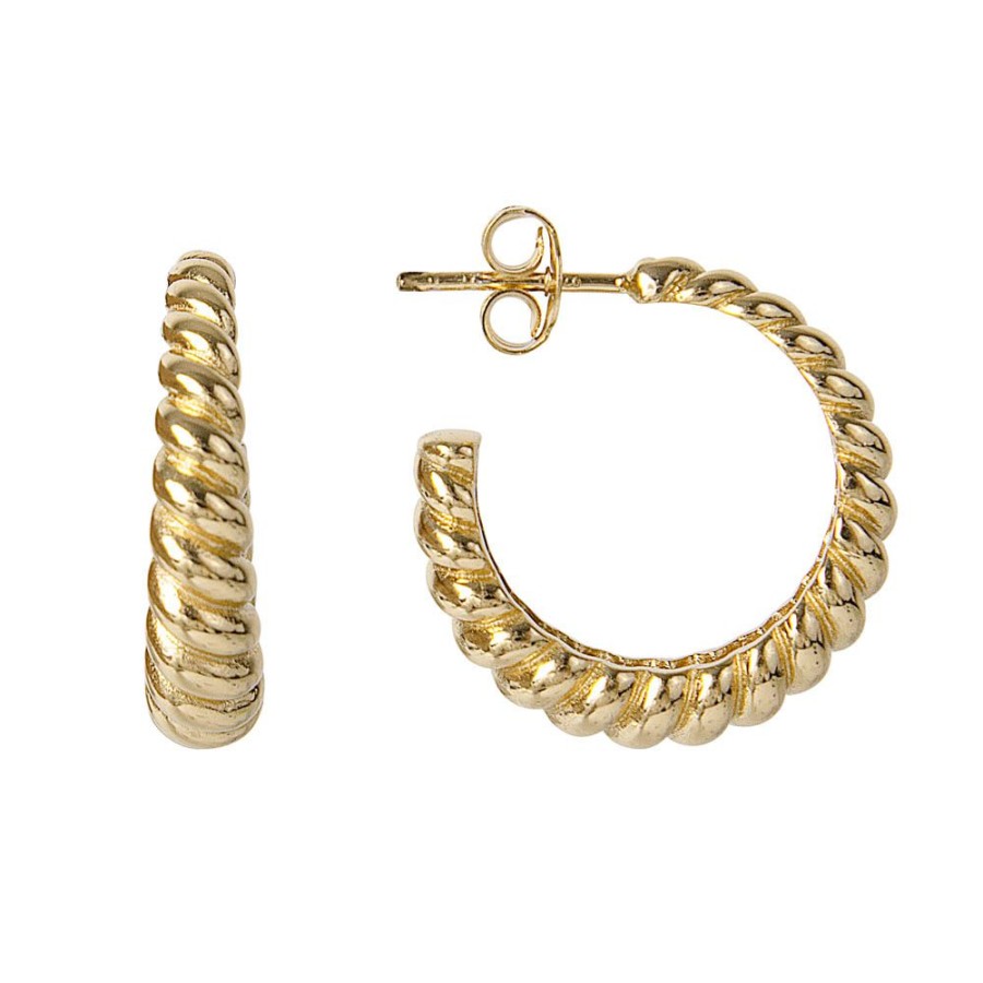 Jewellery Fairley | Fairley Croissant Hoops