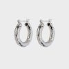 Jewellery Luv AJ | Luv Aj - Quilted Baby Amalfi Hoops Silver