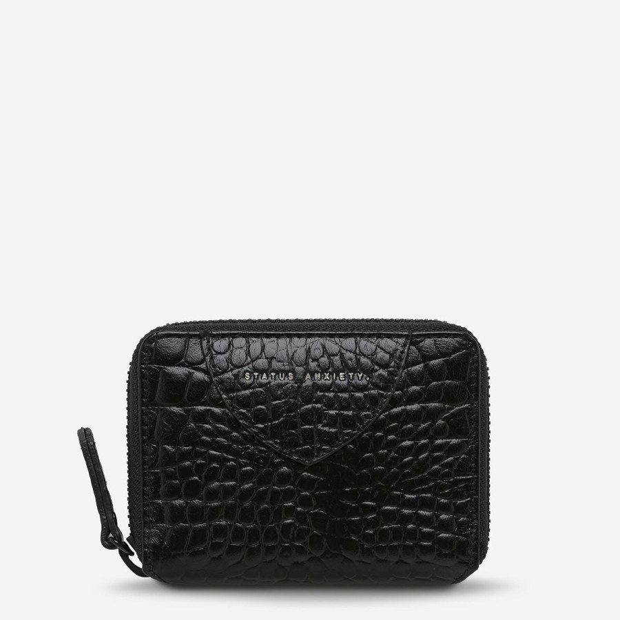 Accessories Status Anxiety | Status Anxiety Wayward Black Croc