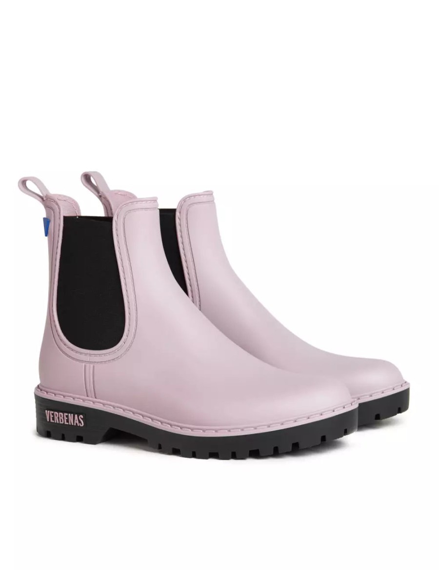 Shoes Verbenas | Verbenas Gaudi Welly Boot Antique Pink