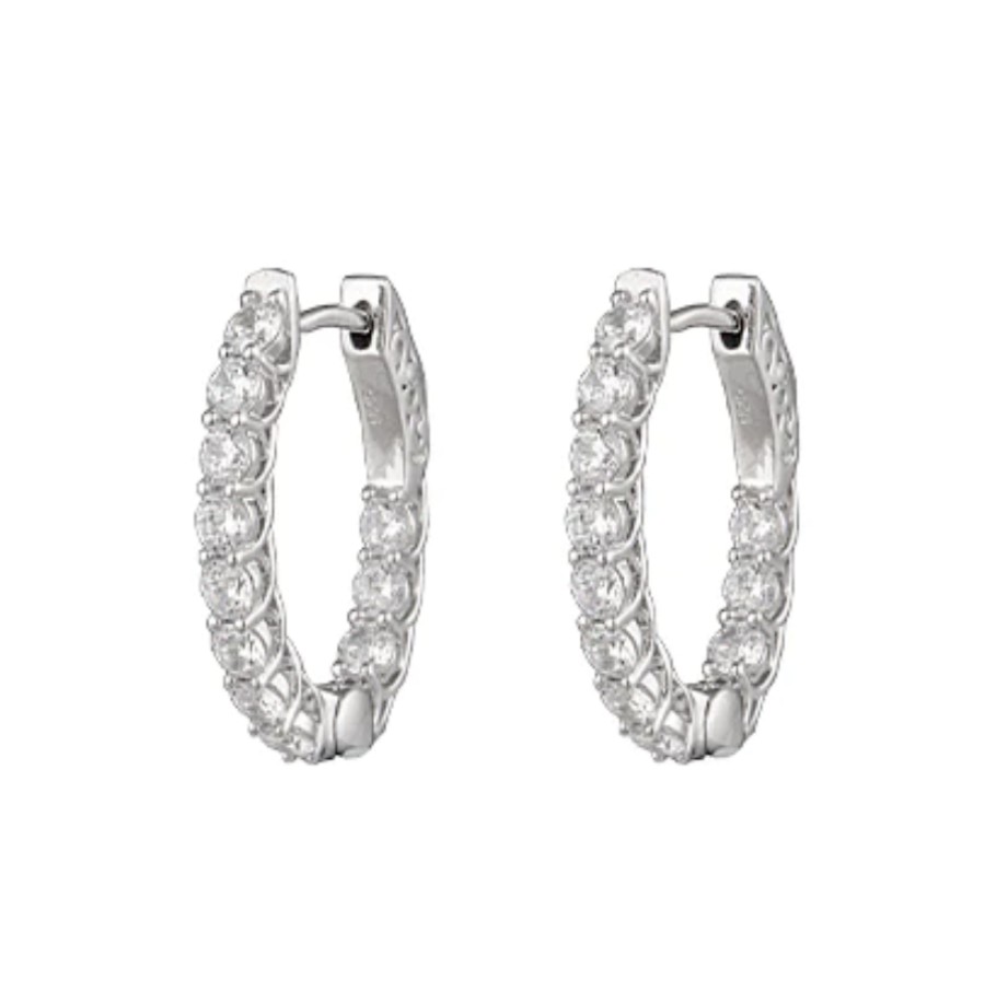 Jewellery Bianc | Bianc Halo Earrings Silver