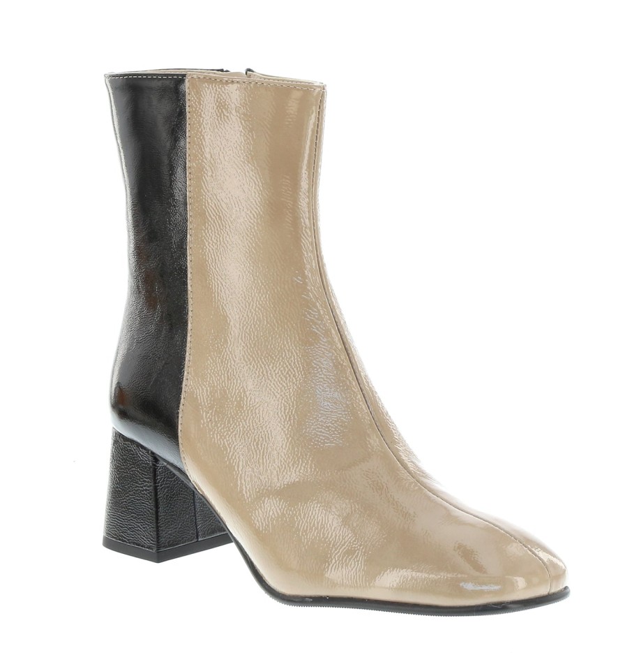 Shoes Jose Saenz | Jose Saenz 4354 Taupe/Black