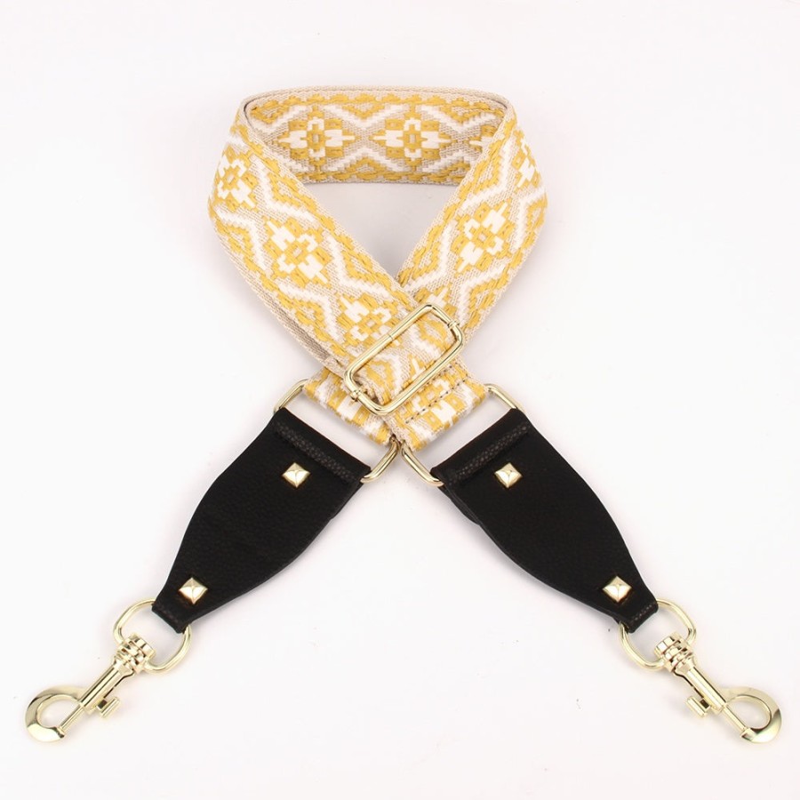 Accessories Hi Ho & Co | Hi Ho + Co Aztec Yellow Strap