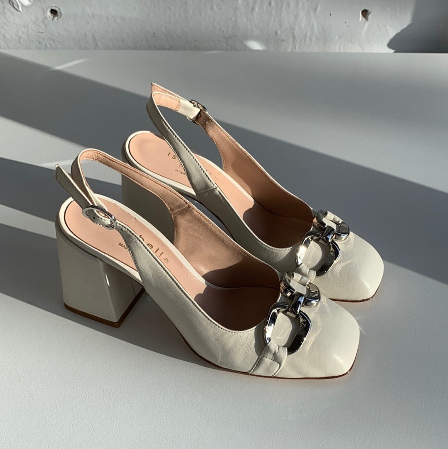 Shoes Isabelle Paris | Isabelle Paris Is153 Cream Leather