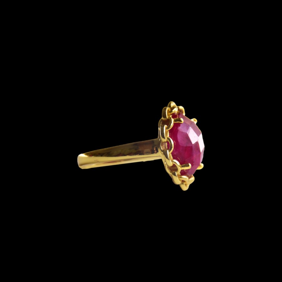 Jewellery Mountain & Moon | Mountain & Moon Danica Ring Ruby