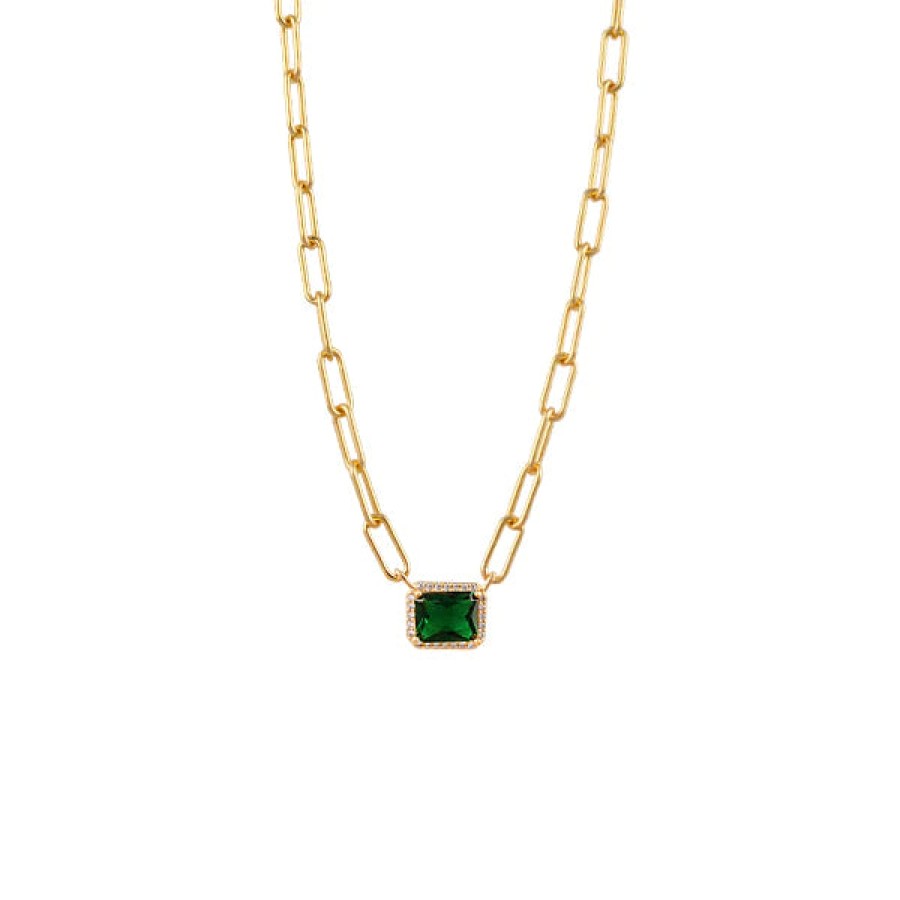 Jewellery Zahar | Zahar Ezra Necklace Green