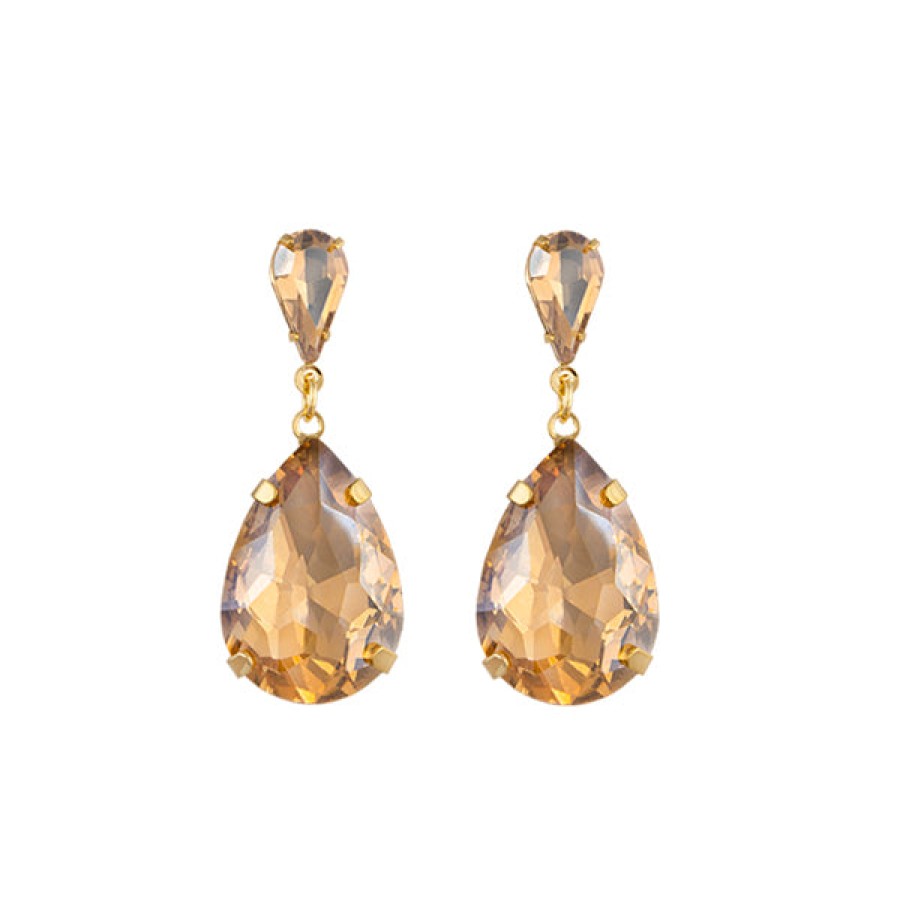 Jewellery Zahar | Zahar Jemima Earrings Champagne