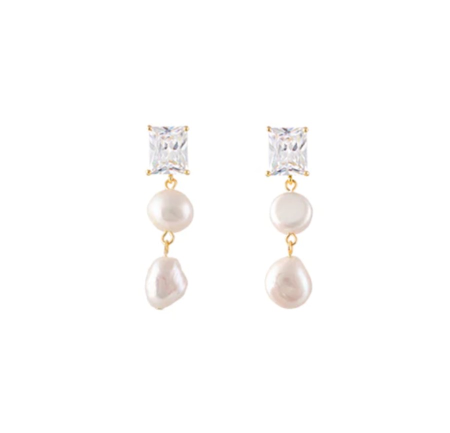 Jewellery Zahar | Zahar Sierra Earrings White