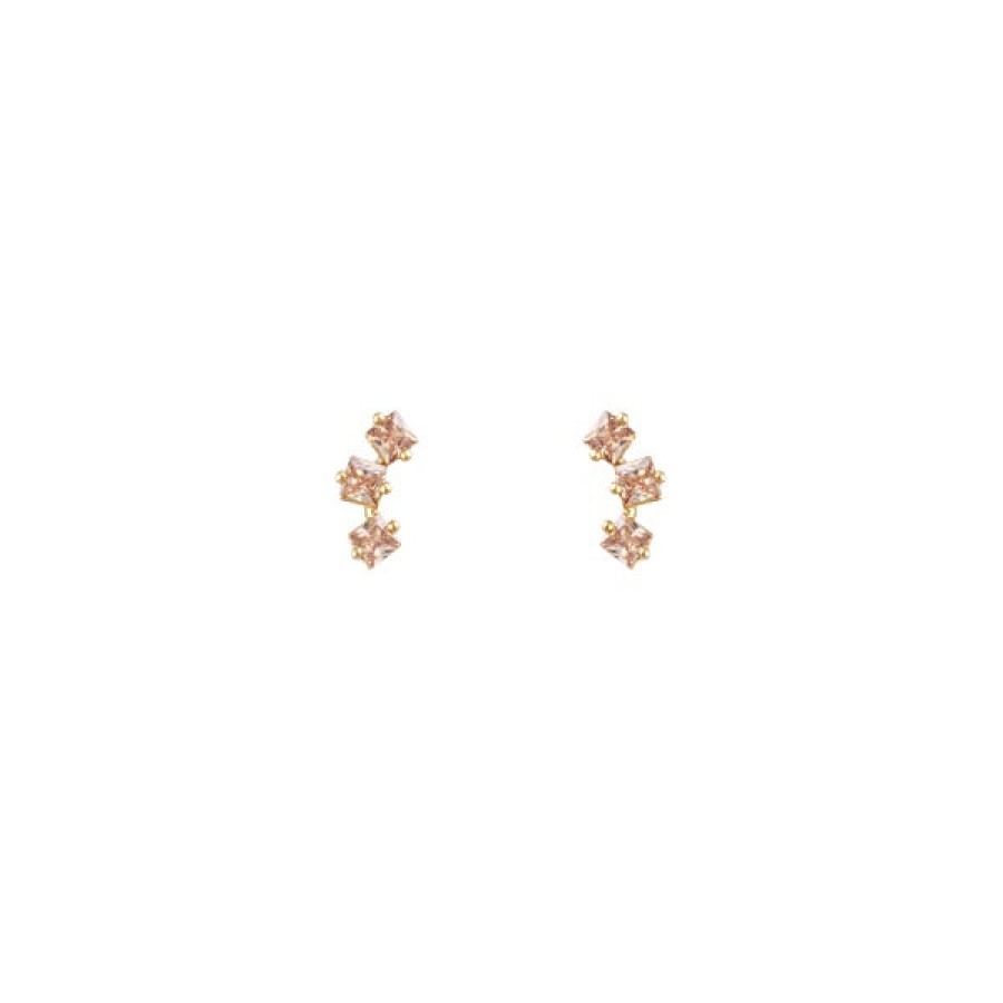 Jewellery Zahar | Zahar Clara Earrings Champagne