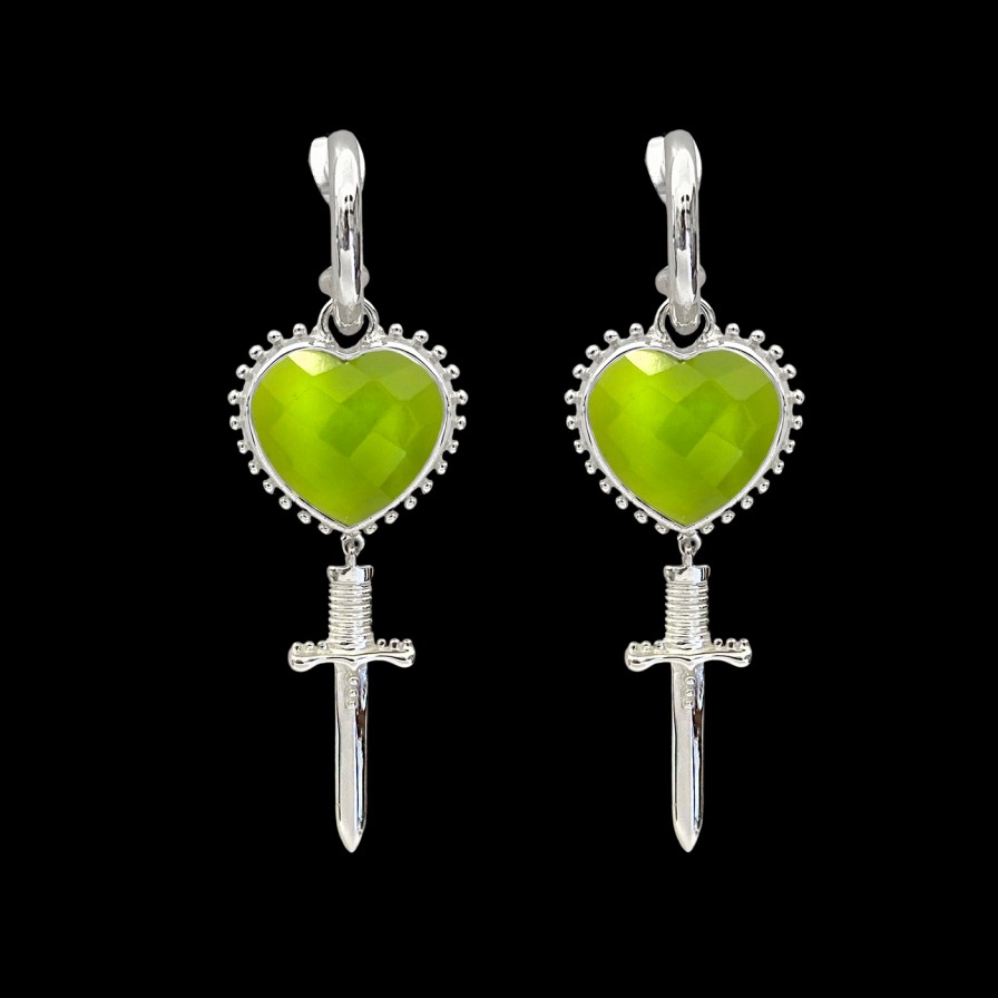 Jewellery Mountain & Moon | Mountain & Moon Juliet Silver Peridot