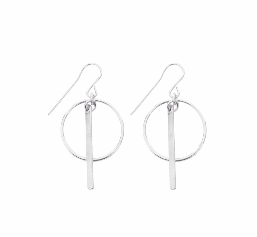 Jewellery Misuzi | Misuzi Ring And Bar Earrings Silver