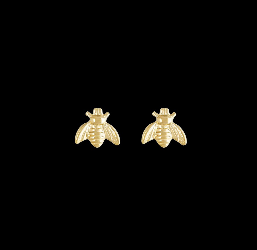 Jewellery Misuzi | Misuzi Bee Studs Gold