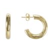 Jewellery Fairley | Fairley Basic Gold Hoops