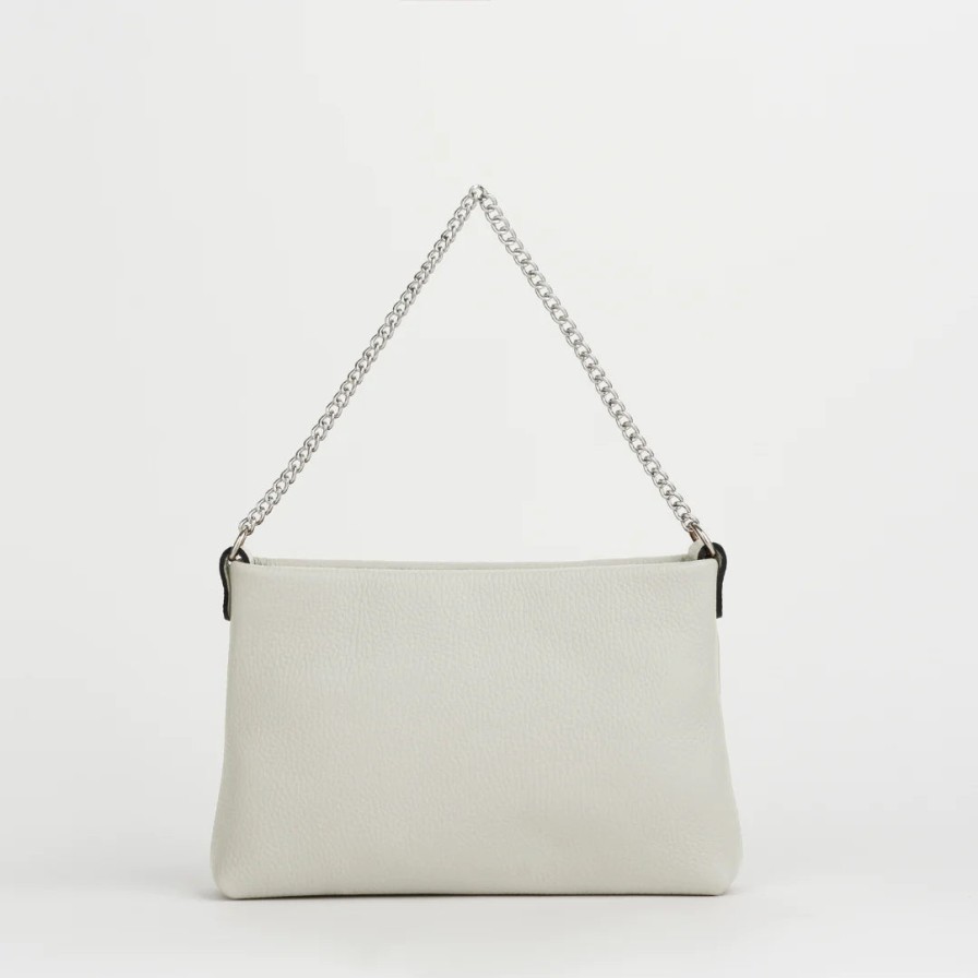 Accessories Bella V | Bella V Chelsea Clutch White