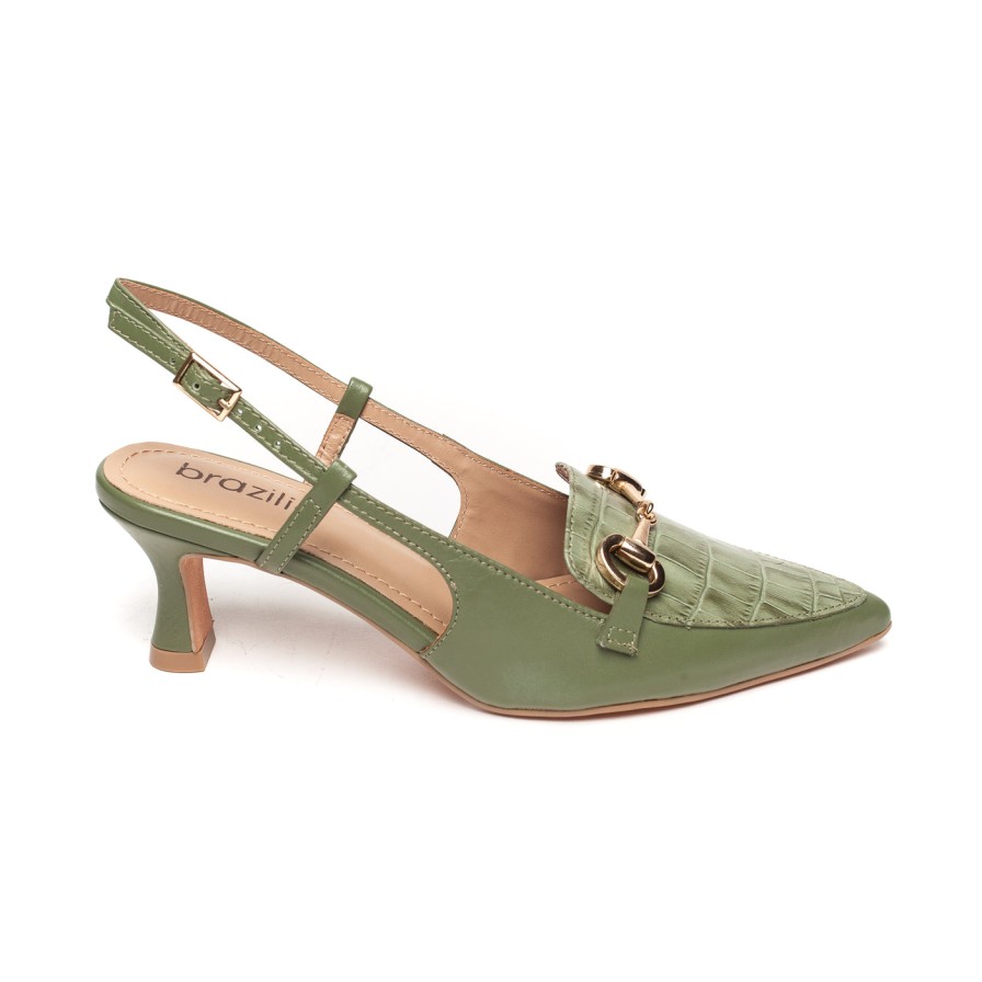 Shoes Brazilio | Brazilio Bonita Caqui Green