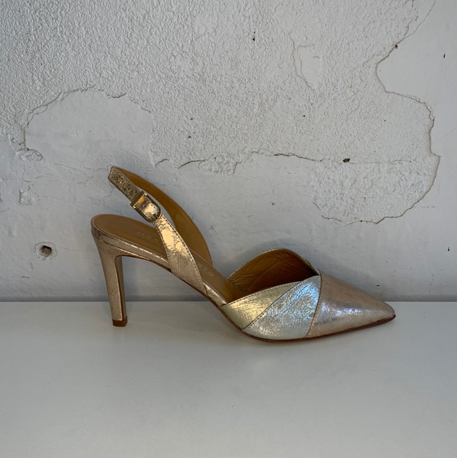 Shoes MODA DI FAUSTO | Moda Di Fausto 66453 Rame Metallic Crackle