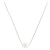 Jewellery Fairley | Fairley Pearl Teardrop Necklace Silver