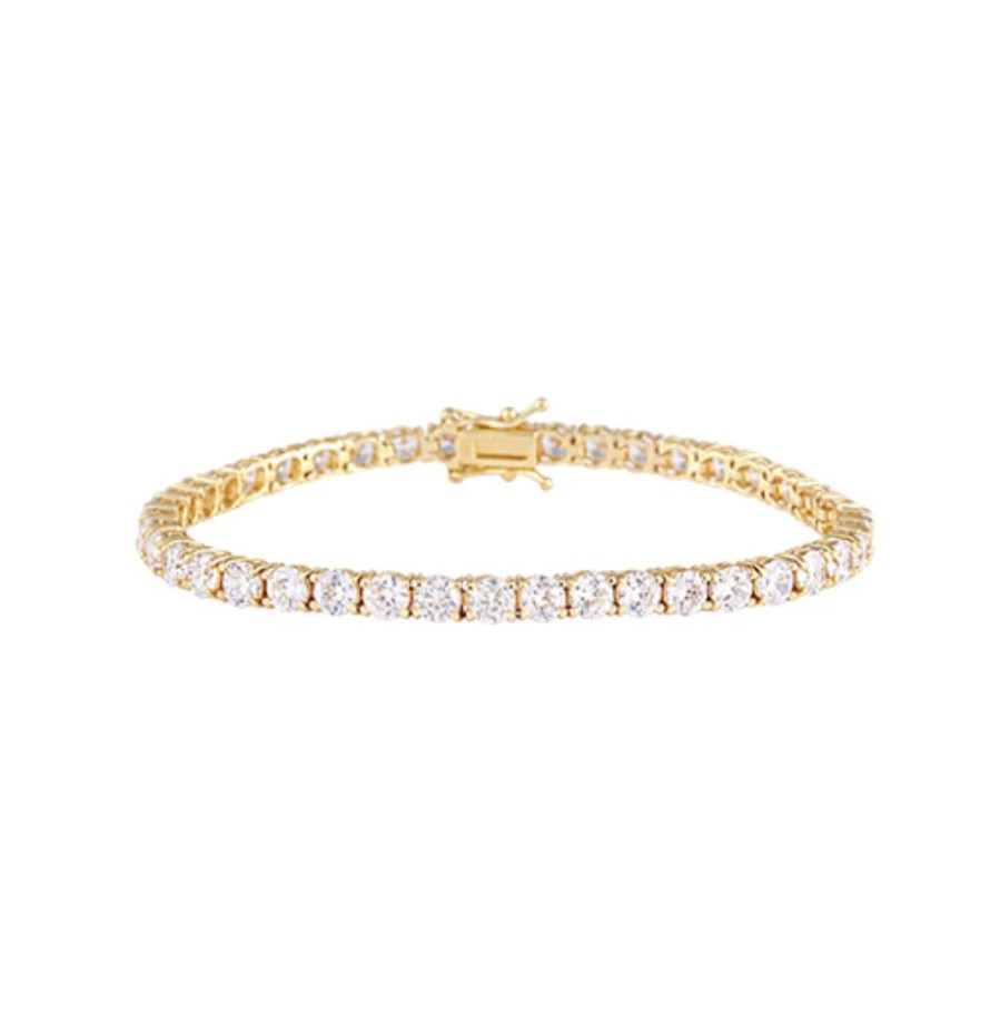 Shoes Bianc | Bianc Tennis Bracelet Gold Large