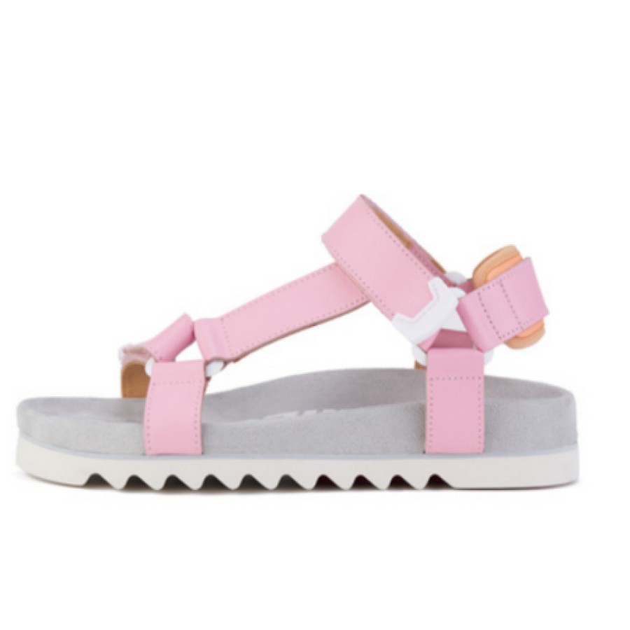 Shoes Rollie | Rollie Tooth Wedge Sandal Pink Pop