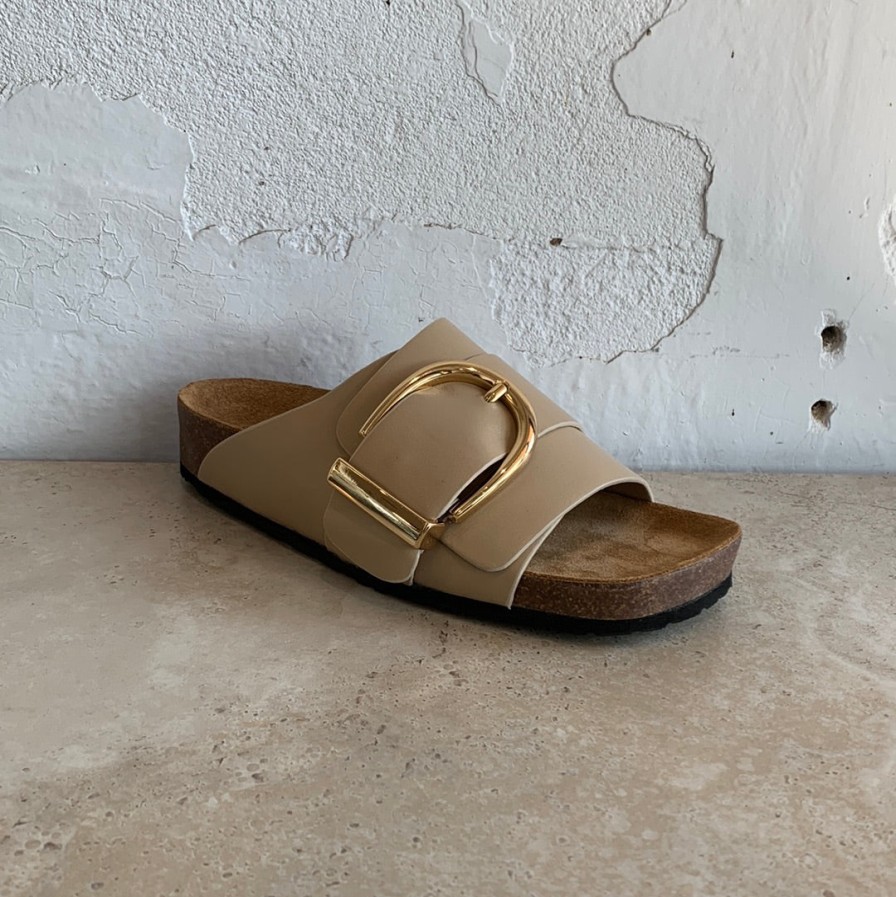 Shoes Sempre Di | Sempre Di Jolana Slides Mink