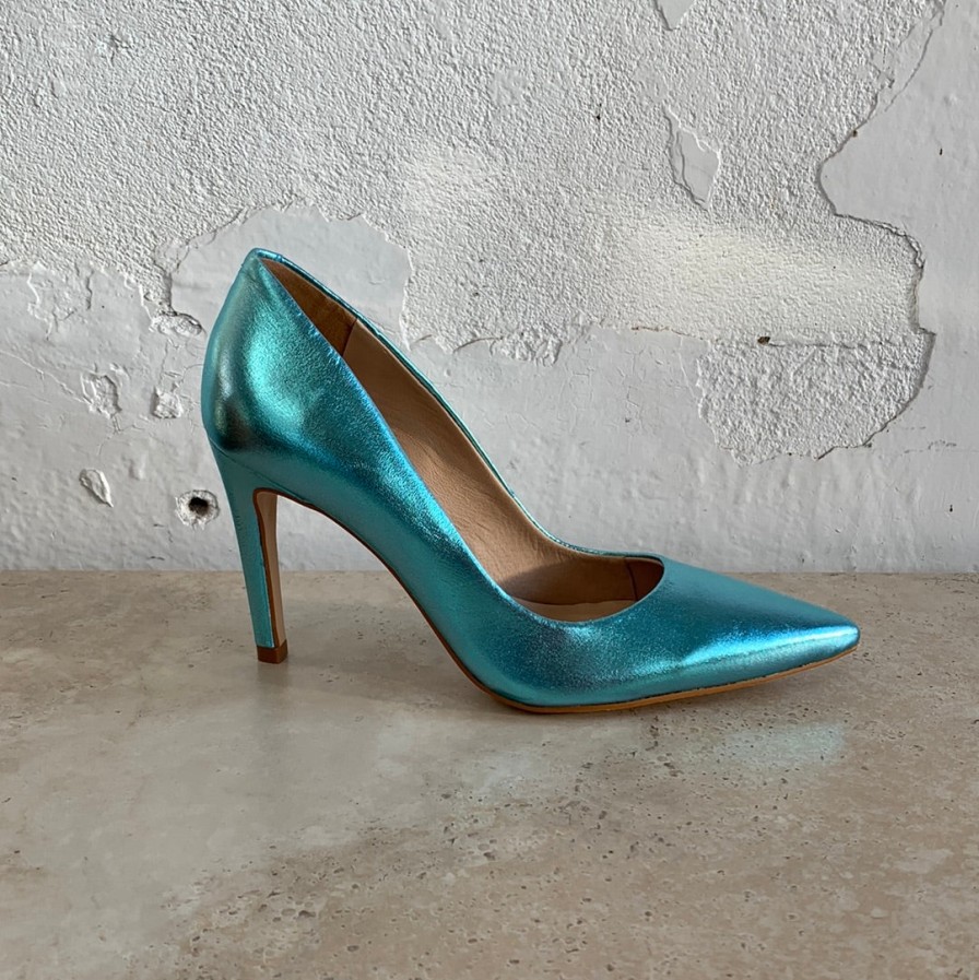 Shoes Brazilio | Brazilio 48501 Sky Metallic