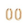 Jewellery Not specified | Luv Aj Xl Chain Link Hoops Gold