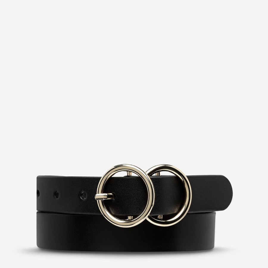 Accessories Status Anxiety | Status Anxiety Mislaid Skinny Black/Gold