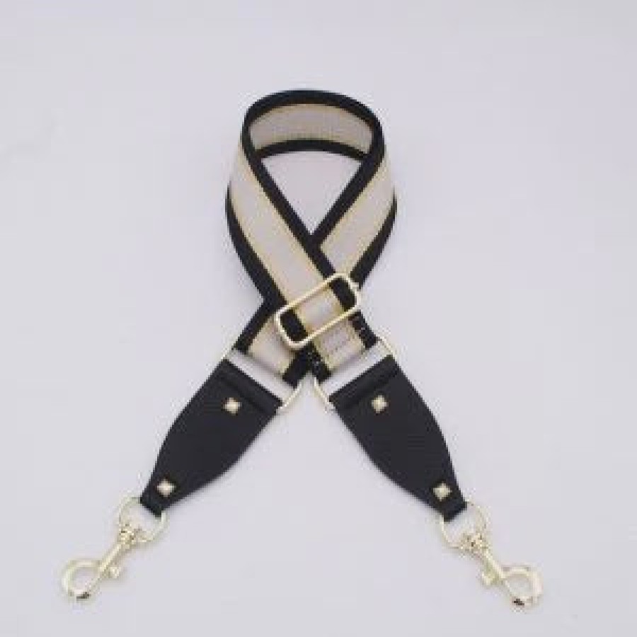 Accessories Hi Ho & Co | Hi Ho & Co Bag Strap Beige Gold Black