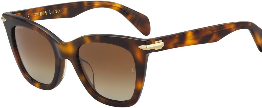 Accessories RAG & BONE | Rag & Bone Rnb 1029 Havana Polarised