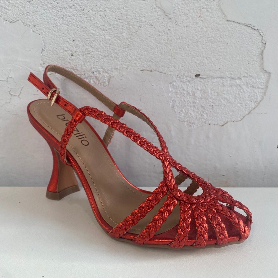 Shoes Brazilio | Brazilio 4870008 Red Metallic