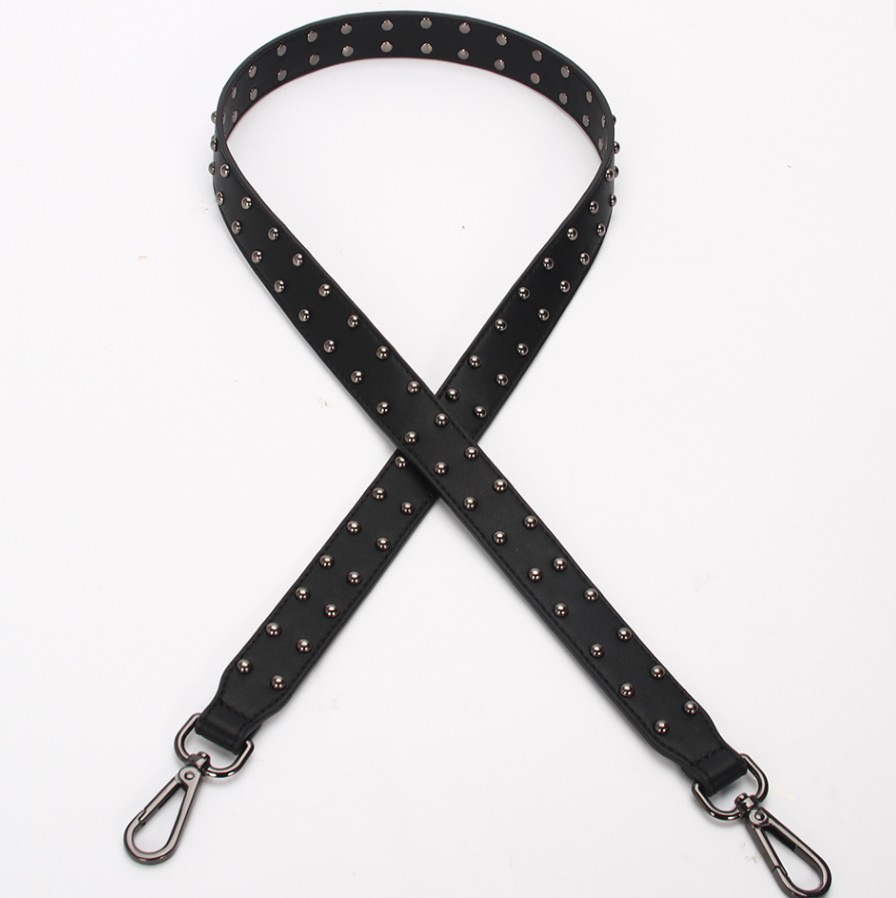 Accessories Hi Ho & Co | Hi Ho & Co New Black Stud Strap / Gunmetal