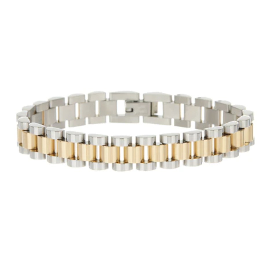 Jewellery Luv AJ | Luv Aj - Two Toned Timepiece Bracelet