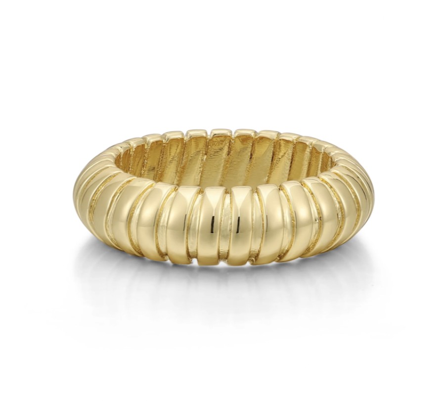 Jewellery Luv AJ | Luv Aj Snake Chain Ring Gold