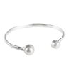 Jewellery Fairley | Fairley Double Pearl Cuff Silver