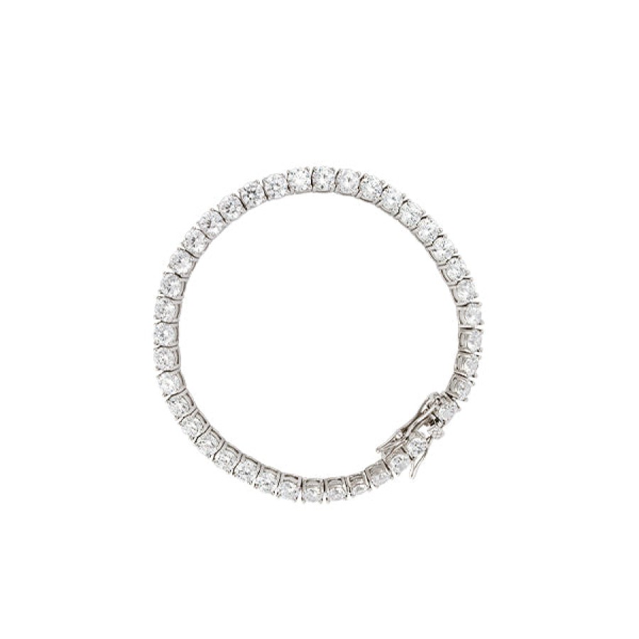 Jewellery Bianc | Bianc Tennis Bracelet Large Silver