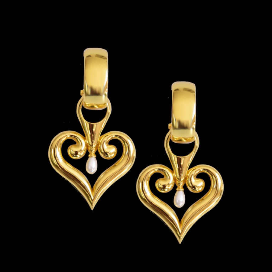 Jewellery Mountain & Moon | Mountain & Moon Bella Earrings Gold