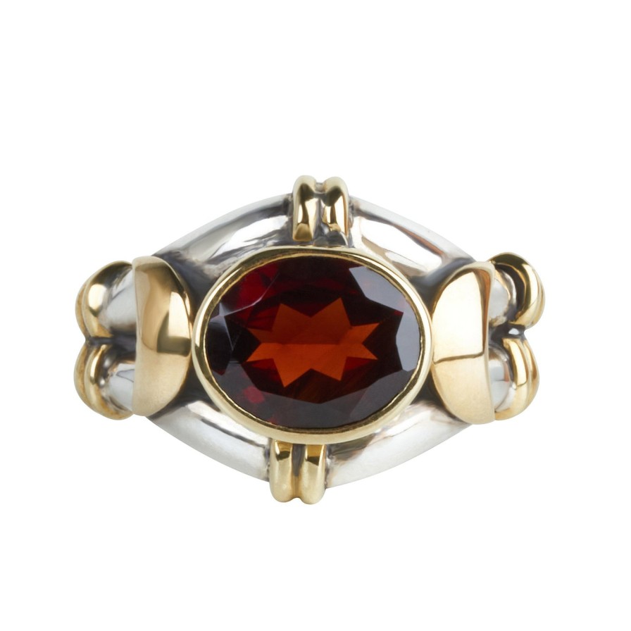 Jewellery Kyoti | Kyoti Freya Ring Garnet