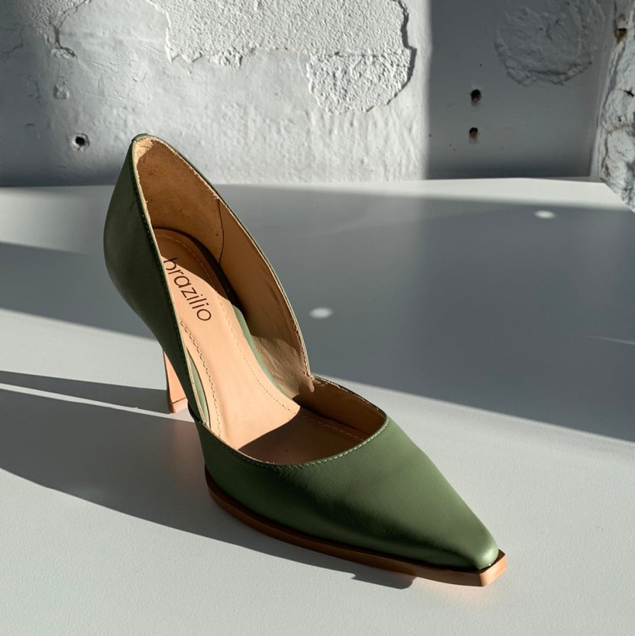 Shoes Brazilio | Brazilio 5200020 Sage Green