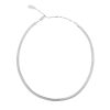 Jewellery MISUZI | Misuzi Dylan Herringbone Chain 16/18 Inch Silver