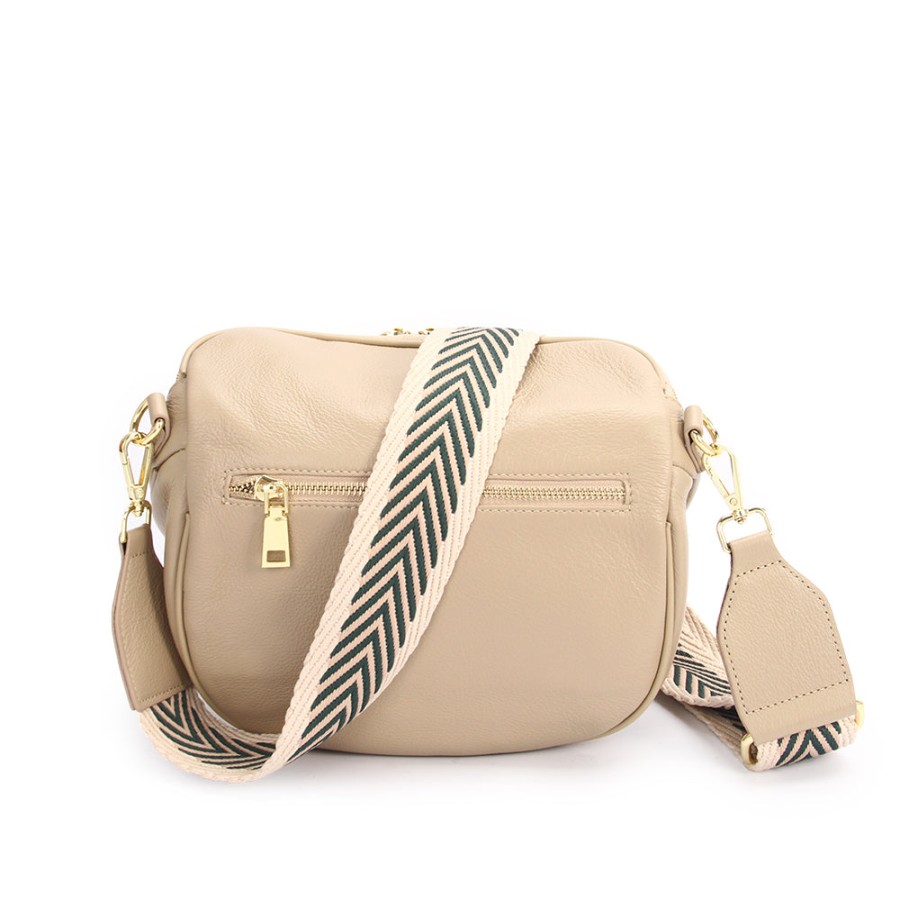 Accessories Hi Ho & Co | Hi Ho & Co New Rocker Bag Taupe/Gold