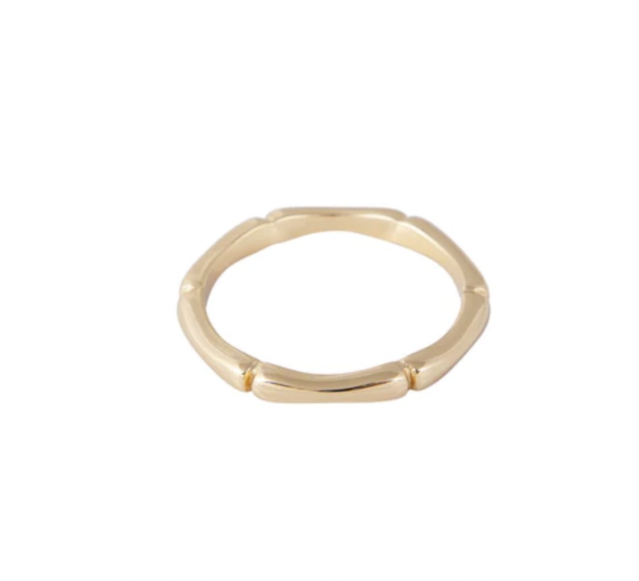 Jewellery Fairley | Fairley Bamboo Stacker Ring