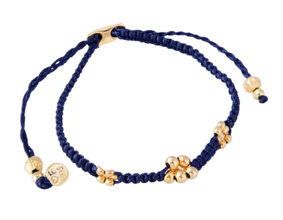 Jewellery Fairley | Fairley Blossom Rope Bracelet Royal